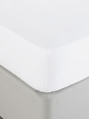 Paoletti White Bamboo 200 Thread Count Cotton Fitted Sheet - Image 1 of 1