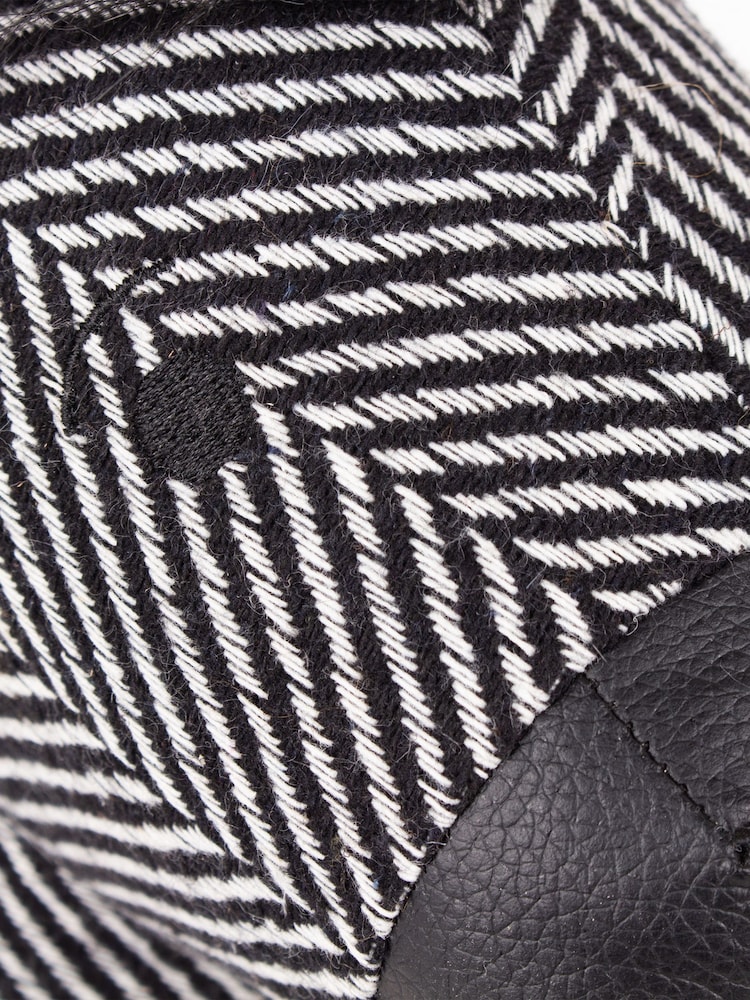 Paoletti Black Zebra Print Herringbone Novelty Doorstop - Image 5 of 5