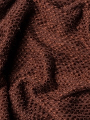 HÖEM Chestnut Morni Woven Fringed Throw - Image 4 of 4