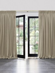 Voyage Maison Birch Hawley Plain Pencil Pleat Curtains - Image 1 of 2
