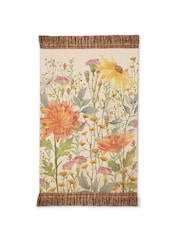 Voyage Maison Linen Delamere Floral Fringed Throw - Image 7 of 7