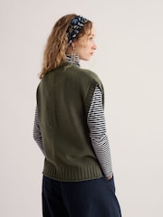 Seasalt Cornwall Green Fistral Knitted Vest - Image 2 of 5