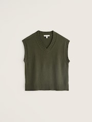 Seasalt Cornwall Green Fistral Knitted Vest - Image 4 of 5