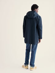 Seasalt Cornwall Blue Atlantek Waterproof Parka Coat - Image 2 of 5