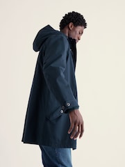 Seasalt Cornwall Blue Atlantek Waterproof Parka Coat - Image 3 of 5