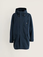 Seasalt Cornwall Blue Atlantek Waterproof Parka Coat - Image 4 of 5