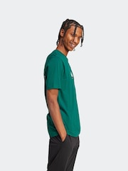 Grün - adidas Lounge Pizza 100% Cotton Graphic T-Shirt - Bild 3 von 6