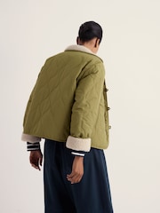 Seasalt Cornwall Green Scots Pine Reversible Jacket - Image 3 of 5
