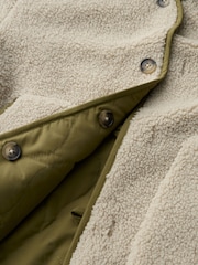 Seasalt Cornwall Green Scots Pine Reversible Jacket - Image 5 of 5