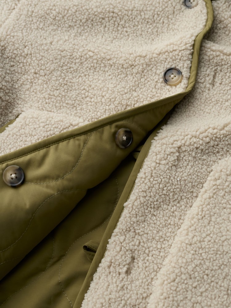 Seasalt Cornwall Green Scots Pine Reversible Jacket - Image 5 of 5 Seasalt Cornwall Green Scots Pine Reversible Jacket - Image 5 of 5