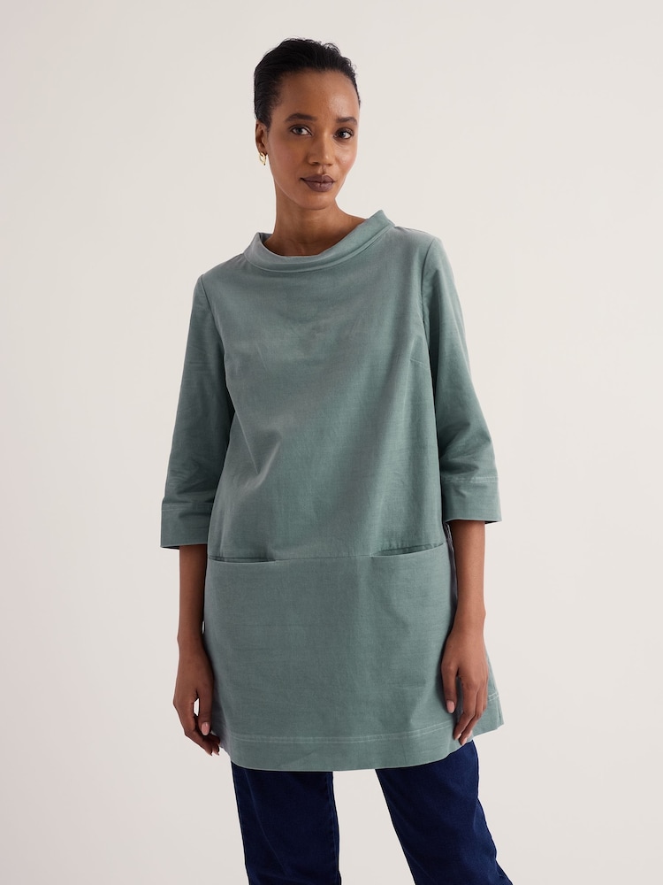 Μπλε - Seasalt Cornwall Sail By The Stars Cotton Tunic - Εικόνα 2 από 5 Μπλε - Seasalt Cornwall Sail By The Stars Cotton Tunic - Εικόνα 2 από 5