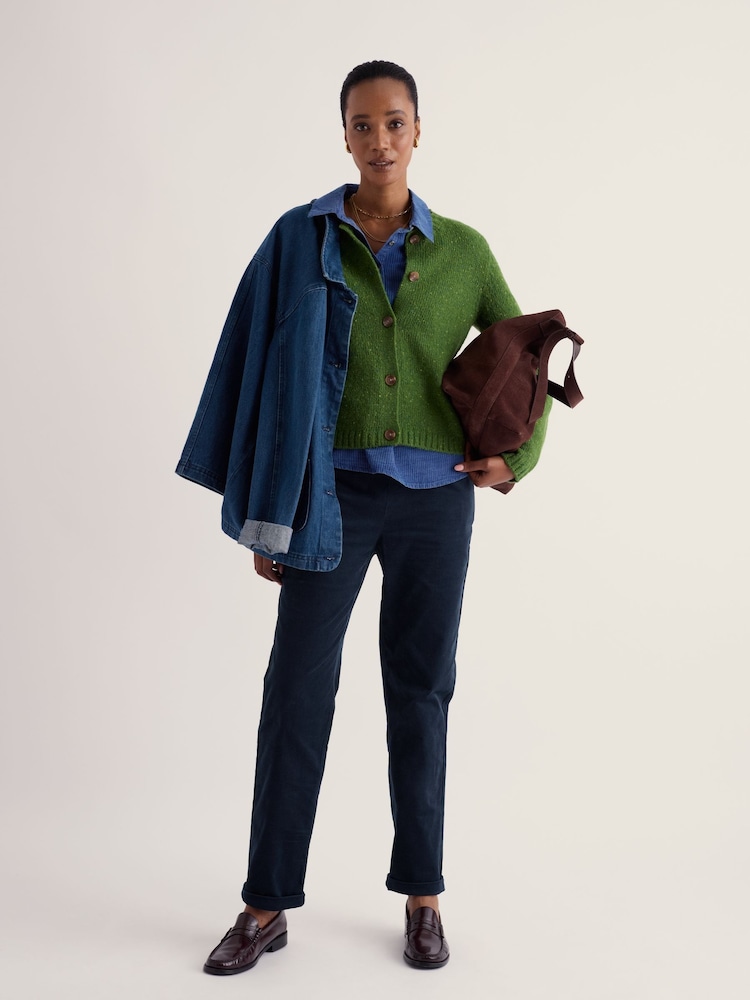 Seasalt Cornwall Green Dawson Pick Cardigan Made With Merino - Image 1 of 5 Seasalt Cornwall Green Dawson Pick Cardigan Made With Merino - Image 1 of 5