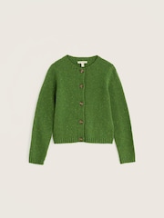 Seasalt Cornwall Green Dawson Pick Cardigan Made With Merino - Image 4 of 5