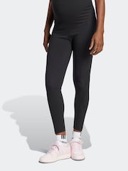 adidas Black Maternity Leggings - Image 1 of 6