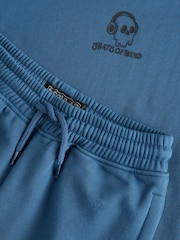 Blue Skull Graphic Crew and Joggers Set (3-16yrs) - Image 3 of 4