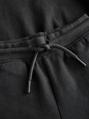 Black Smart Popper Neck Hoodie and Joggers Set (3-16yrs) - Image 3 of 4