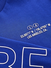 Cobalt Blue Subscribe Back Print Crew Neck Sweatshirt (3-16yrs) - Image 8 of 9