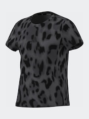 adidas Grey Future Icons Allover Print T-Shirt - Image 2 of 3
