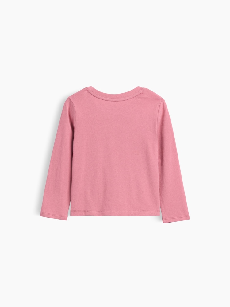 Gap Pink Brannan Bear Graphic Long Sleeve T-Shirt (6mths-5yrs) - Image 2 of 2 Gap Pink Brannan Bear Graphic Long Sleeve T-Shirt (6mths-5yrs) - Image 2 of 2