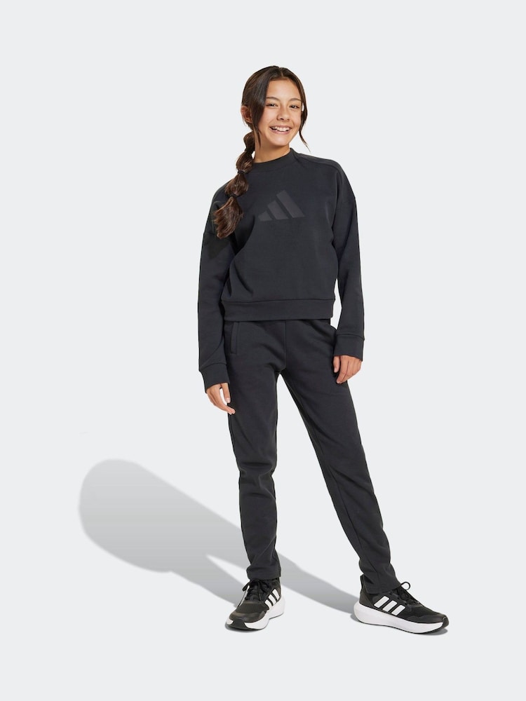 adidas Black Future Icons Logo Tracksuit - Image 1 of 8 adidas Black Future Icons Logo Tracksuit - Image 1 of 8