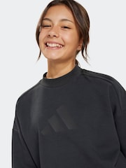 أسود - adidas Future Icons Logo Tracksuit - صورة 5 من 8