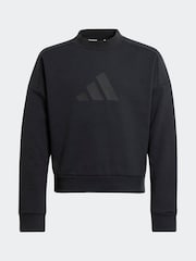 أسود - adidas Future Icons Logo Tracksuit - صورة 7 من 8