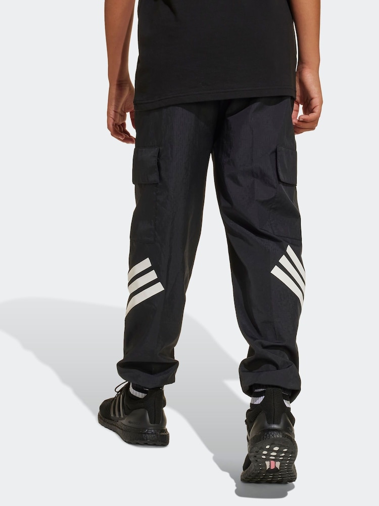 adidas Black Future Icons Woven Cargo Joggers - Image 2 of 6