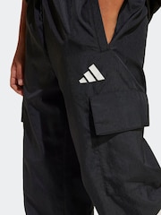 adidas Black Future Icons Woven Cargo Joggers - Image 4 of 6