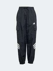 adidas Black Future Icons Woven Cargo Joggers - Image 6 of 6