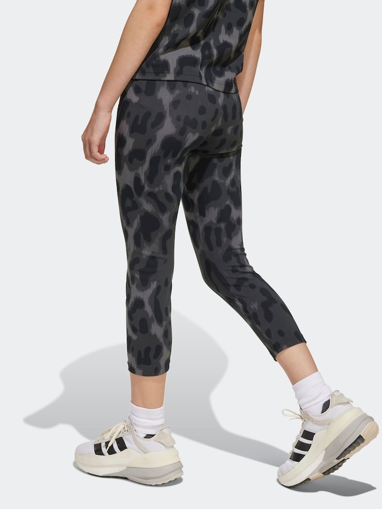 adidas Grey Animal Future Icons 7/8 Leggings - Image 2 of 6