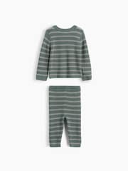 Gap Green Stripe Jumper Set (0-24mths) - Image 2 of 3