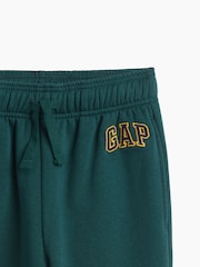 Verde - Gap Relaxed Logo Pantaloni sport (4-13yrs) - Imaginea 3 din 3