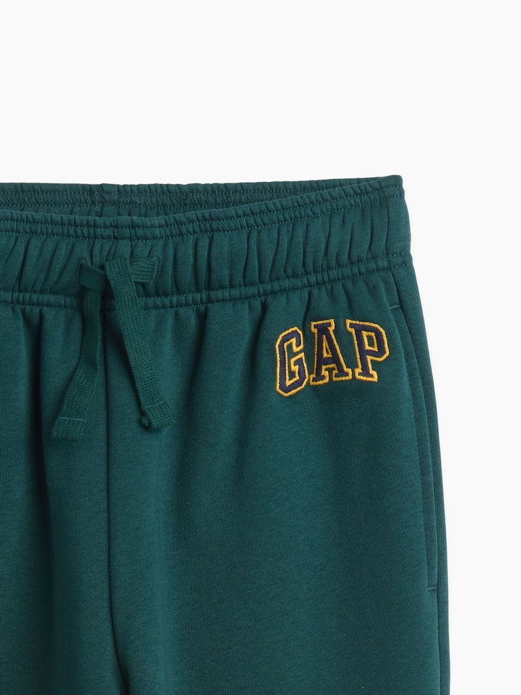 Verde - Gap Relaxed Logo Pantaloni sport (4-13yrs) - Imaginea 3 din 3