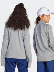adidas Grey Favourites Quarter Zip Training Top - Image 3 of 6