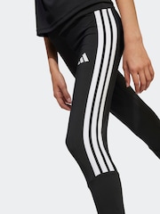 adidas Black Train Essentials 3 Stripe Leggings - Image 5 of 7