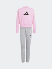 وردي - adidas Future Icons Logo Tracksuit - صورة 6 من 8