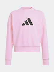 وردي - adidas Future Icons Logo Tracksuit - صورة 7 من 8