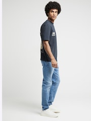 River Island Blue Slim Fit Jeans - Image 2 of 4