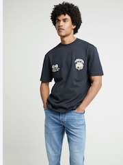 River Island Blue Slim Fit Jeans - Image 4 of 4