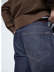 River Island Blue Slim Fit Japanese Selvedge Jeans - Image 2 of 4