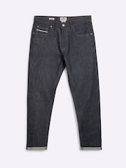River Island Blue Slim Fit Japanese Selvedge Jeans - Image 3 of 4
