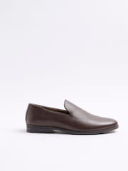 River Island Brown Slip On Shoes - Image 2 of 5