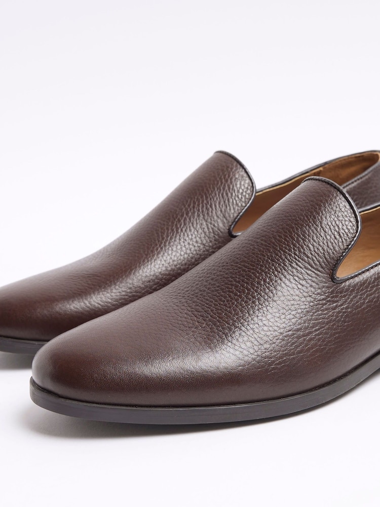 River Island Brown Slip On Shoes - Image 5 of 5
