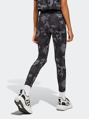 adidas Grey Train Essentials Flower Print Leggings - Image 2 of 6