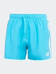 Verde - Pantalones cortos de baño de 3 rayas y 3 pulgadas de adidas - Imagen 6 de 6