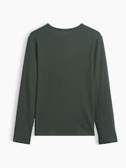 Gap Green Camo Logo Long Sleeve T-Shirt (4-13yrs) - Image 2 of 3