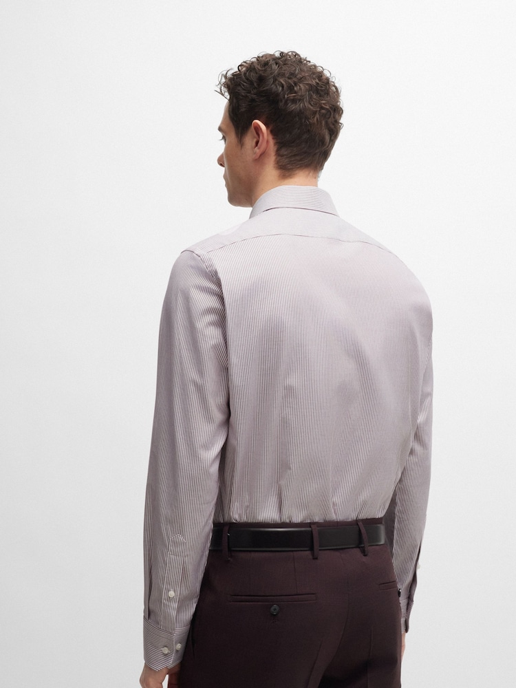 BOSS Red Regular-Fit Stretch CottonEasy-Iron Shirt - Image 2 of 6