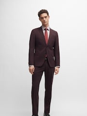 BOSS Red Regular-Fit Stretch CottonEasy-Iron Shirt - Image 4 of 6