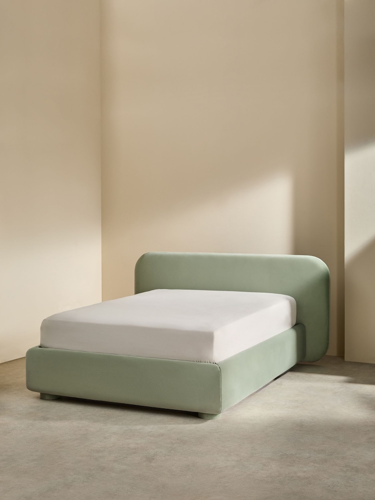 MADE.COM Sage Green Hanson Ottoman Storage Bed - Image 2 of 5