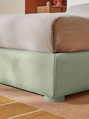 MADE.COM Sage Green Hanson Ottoman Storage Bed - Image 3 of 5
